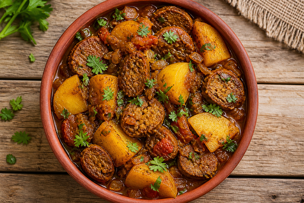 🥔🌿 Aloo Soya Nutri Masala di Sabzi