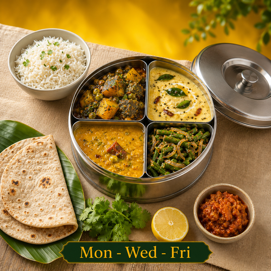 Alternate Days - Gujarati Meal Plan B (Mon, Wed, Fri)