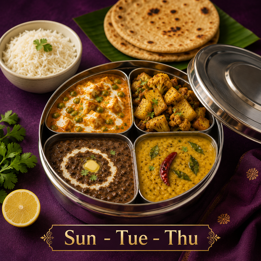 Alternate Days - Punjabi Meal Plan A (Sun, Tue, Thu)